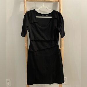Prana Short Sleeve Black Dress Size Medium